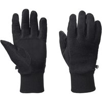 Jack Wolfskin Vertigo Glove Fleece-Handschuhe M black black von Jack Wolfskin