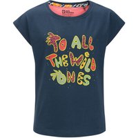 Jack Wolfskin Villi T-Shirt Girls Nachhaltiges T-Shirt Kinder 104 dark sea dark sea von Jack Wolfskin