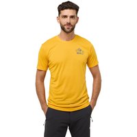 Jack Wolfskin Vonnan Graphic T-Shirt Men Funktionsshirt Herren L orange fresh orange von Jack Wolfskin