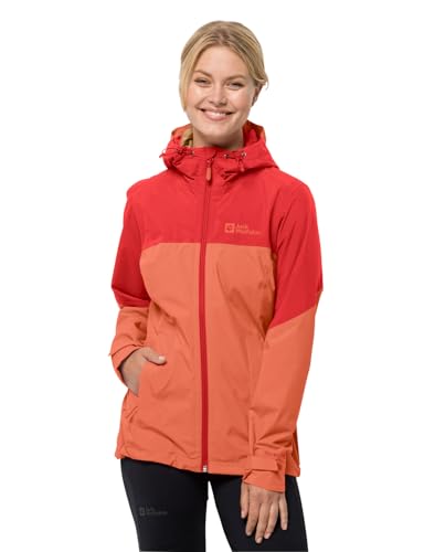 Jack Wolfskin Damen WEILTAL 2L JKT W Wetterschutzjacke, guave, XS Jack Wolfskin Damen WEILTAL 2L JKT W Wetterschutzjacke, guave, XS von Jack Wolfskin