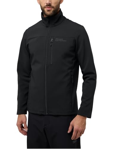 Jack Wolfskin Herren Whirlwind Mens Softshelljacke, Schwarz, XXL EU von Jack Wolfskin