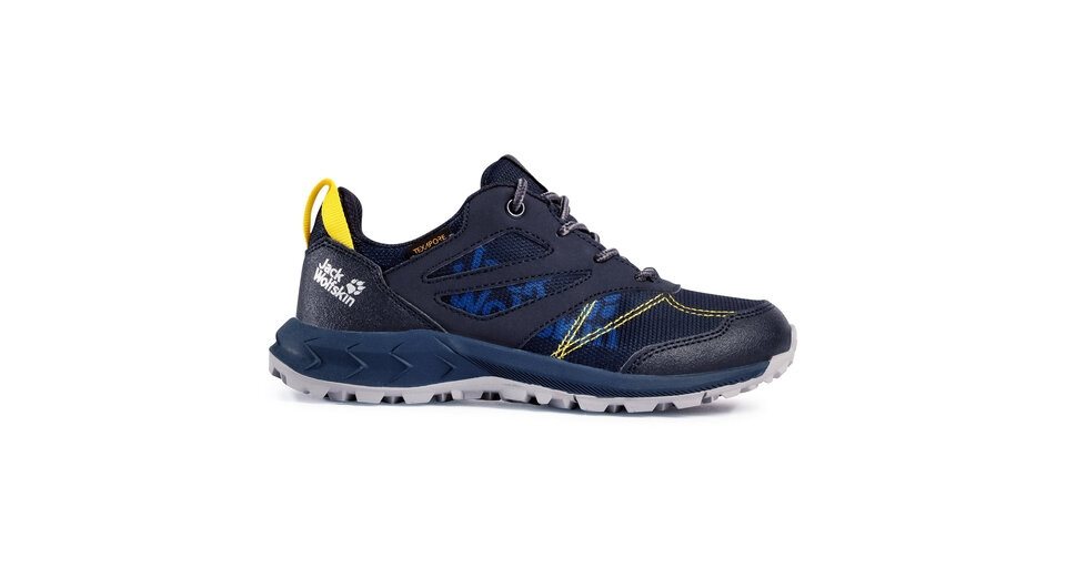 Jack Wolfskin WOODLAND TEXAPORE LOW K DARK BLUE / YELLOW Trekkingschuh Jack Wolfskin WOODLAND TEXAPORE LOW K DARK BLUE / YELLOW Trekkingschuh von Jack Wolfskin