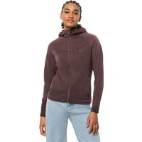 Jack Wolfskin Waldsee Hooded Jacket Women Fleecejacke Damen XL boysenberry boysenberry von Jack Wolfskin