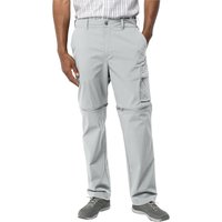 Jack Wolfskin Wanderthirst Zip Pants Men Zip-Off Hose Herren 46L grey Cool Grey von Jack Wolfskin