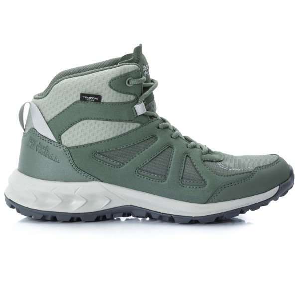 Jack Wolfskin - Women's Woodland 2 Texapore Mid - Wanderschuhe Gr 37,5 oliv von Jack Wolfskin