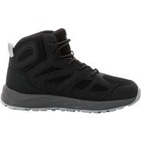 Jack Wolfskin Woodland 2 Texapore Mid Kids Wasserdichte Wanderschuhe Kinder 40 grey,black Phantom von Jack Wolfskin