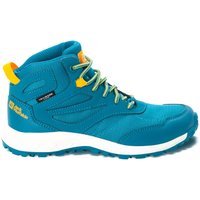 Jack Wolfskin Woodland Texapore Mid Kids Wasserdichte Wanderschuhe Kinder 34 scuba scuba von Jack Wolfskin