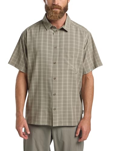 Jack Wolfskin Herren Meseta Shirt Hemd, Check Stone, M EU Jack Wolfskin Herren Meseta Shirt Hemd, Check Stone, M EU von Jack Wolfskin