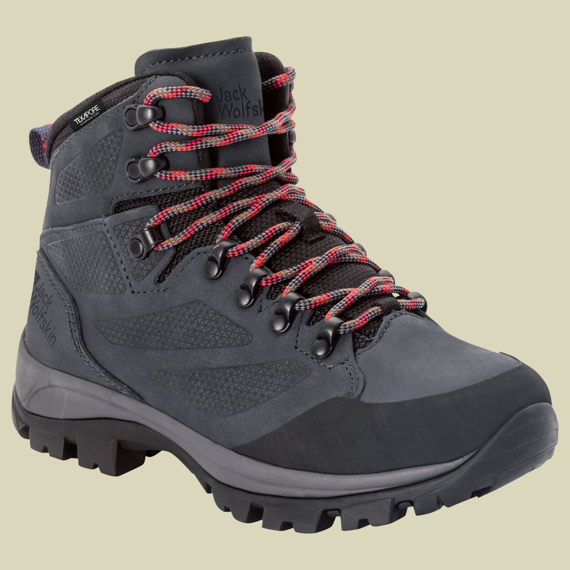 Rebellion Texapore Mid Women grey/red 36 Rebellion Texapore Mid Women grey/red 36 von Jack Wolfskin