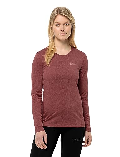 Jack Wolfskin Damen Sky Thermal L/S W Wander-Shirt, Apple Butter, XXL von Jack Wolfskin