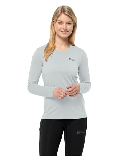 Jack Wolfskin Damen Sky Thermal L/S Wander-Shirt, Cool Grey, L EU Jack Wolfskin Damen Sky Thermal L/S Wander-Shirt, Cool Grey, L EU von Jack Wolfskin