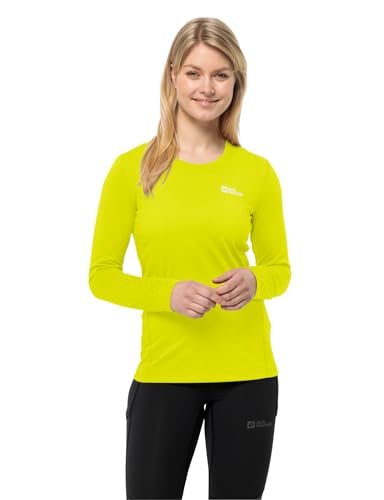 Jack Wolfskin Damen Sky Thermal L/S Wander-Shirt, Firefly, S EU von Jack Wolfskin