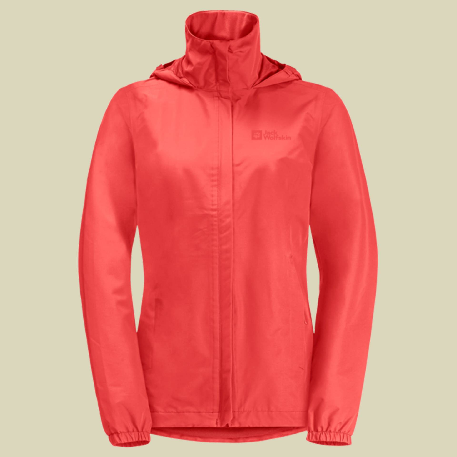 Stormy Point 2L Jacket Women rot XL - vibrant red von Jack Wolfskin