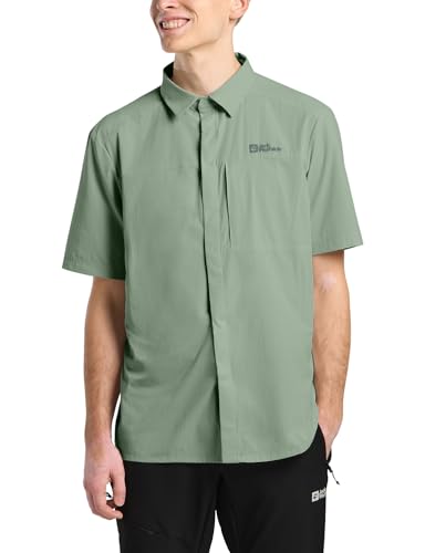 Jack Wolfskin Herren Vandra S/S Shirt Hemd, Eucalyptus, M EU Jack Wolfskin Herren Vandra S/S Shirt Hemd, Eucalyptus, M EU von Jack Wolfskin