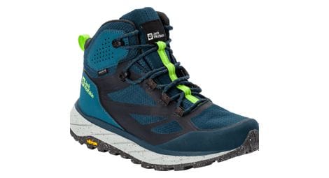 jack wolfskin terraventure texapore mid wanderschuhe blau von Jack Wolfskin