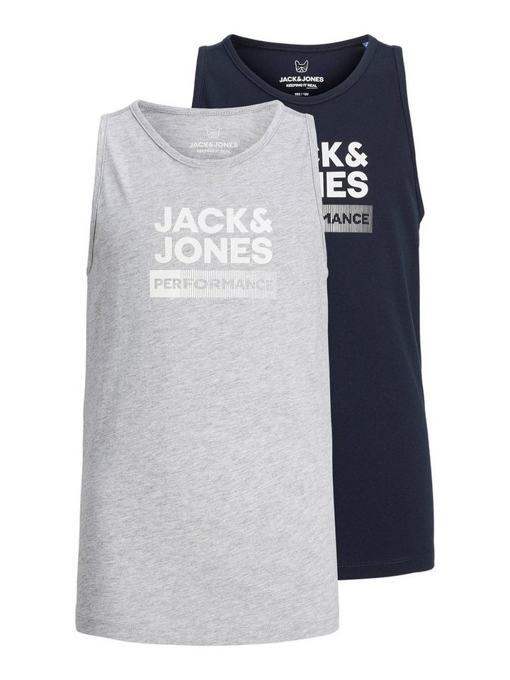 Jack & Jones Junior T-Shirt (2-tlg) JCOZ SPORT LOGO TANK TOP 2 PACK JNR von Jack & Jones Junior
