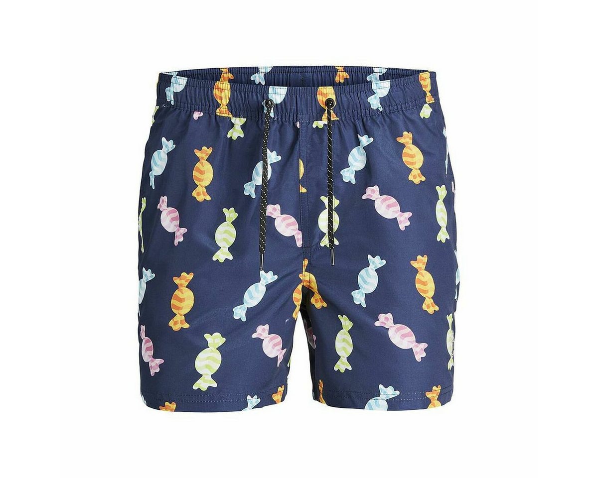 Jack & Jones Badehose Herren Badehose Jack & Jones FUNNY LY 12228034 Marineblau von Jack & Jones