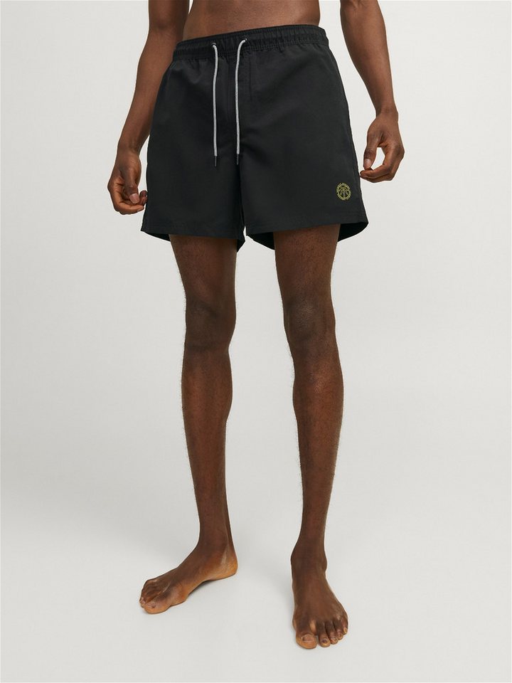 Jack & Jones Badeshorts JPSTFIJI JJSWIM SOLID SN LY gut geschnittene Schwimm-Shorts für den Strand aus recyceltem Garn von Jack & Jones