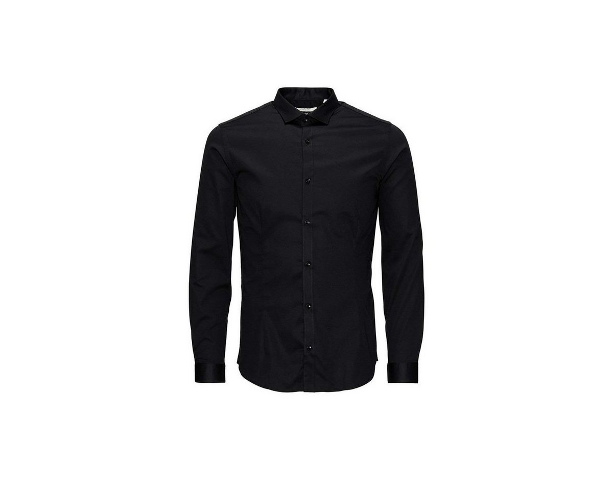 Jack & Jones Langarmhemd schwarz regular fit (1-tlg) von Jack & Jones