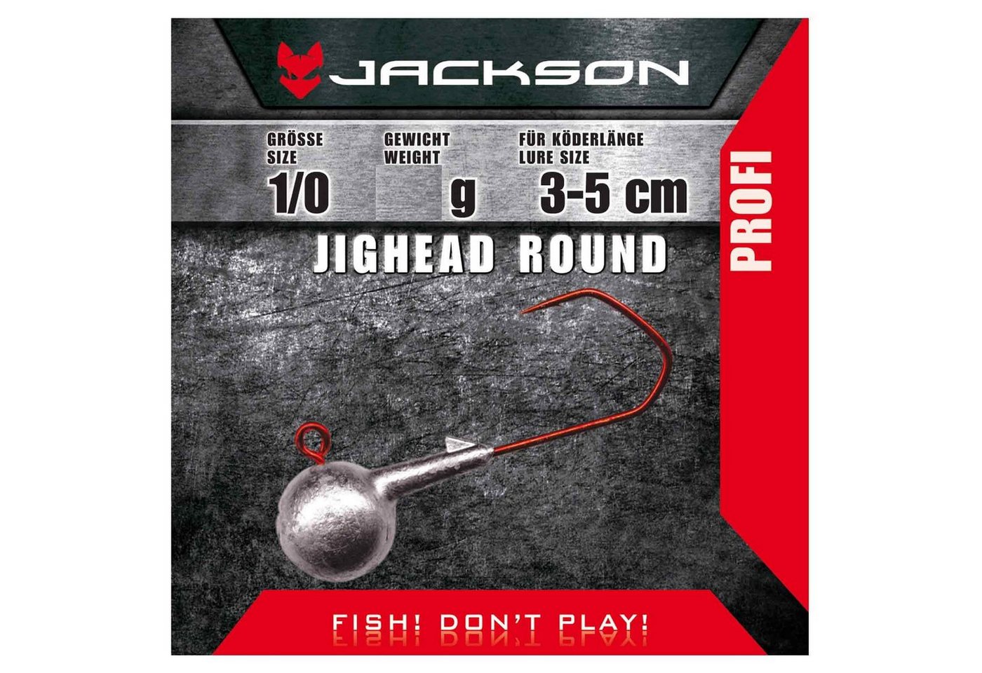 Jackson Fishing Jighaken, Jackson VMC Jighead Round 1/0 für Köderlänge 3-5 cm 21g von Jackson Fishing