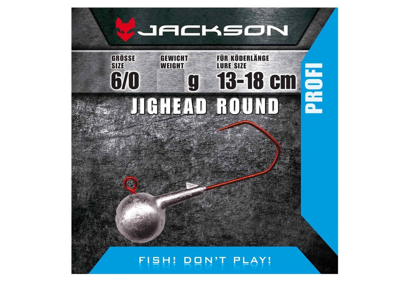 Jackson Fishing Jighaken, Jackson VMC Jighead Round 6/0 für Köderlänge 13–18 cm 28g von Jackson Fishing