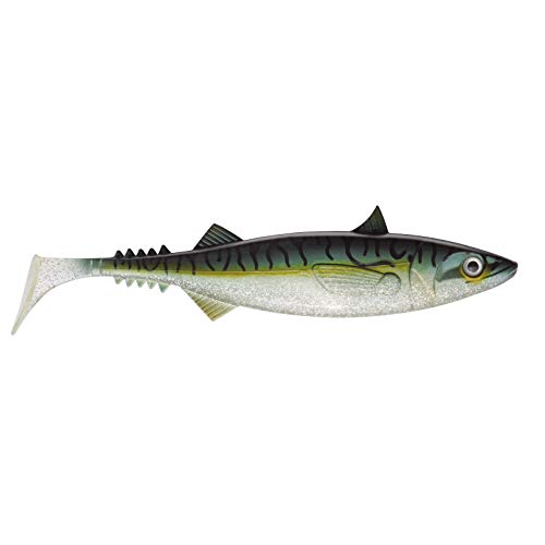 Jackson Sea Unisex – Erwachsene 10C4050801037084C10 Jackson Gummifisch Norwegen Angeln Köder-The 23cm Green Mackerel, Bunt, Normal von Jackson Sea