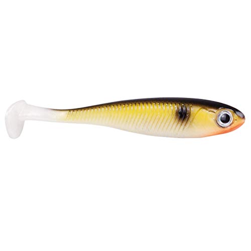 Jackson Gummifisch Barsch & Zander Köder - Active Shad 10,0cm 5St. Sexy Yellow. Profi Gummiköder. Angelköder Raubfisch. Gummi Angeln. Softbait von Jackson