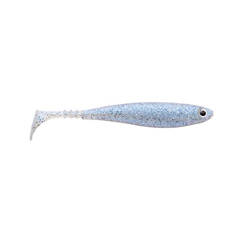 Jackson Gummifisch Zander Angeln Köder Profi - Zanderbait 10cm Pearl. Angelköder Shad. Gummi Zanderköder. Gummiköder Softbait. 1 Stück von Jackson