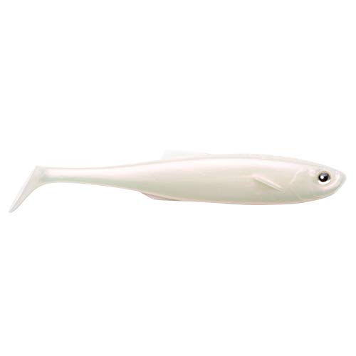 Jackson Profi Gummifisch - Zander X-Treme 10cm 5St. Farbe White. Gummiköder Zanderangeln. Softbait Angelköder. Zanderköder von Jackson