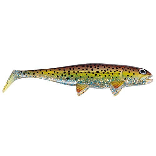 Jackson Gummifisch Hecht Angeln Profi Köder -The Big Fish 30cm. Farbe Trout. Angelköder Shad. Profi XL Hechtköder und Welsköder. Großer Gummiköder Softbait Jackson Gummifisch Hecht Angeln Profi Köder -The Big Fish 30cm. Farbe Trout. Angelköder Shad. Profi XL Hechtköder und Welsköder. Großer Gummiköder Softbait von Jackson