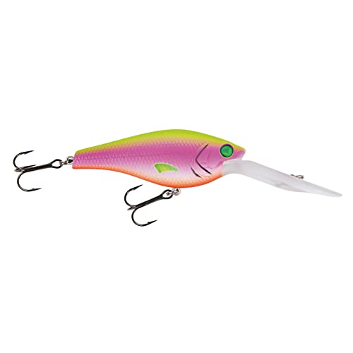 Jackson Unisex – Erwachsene 10C4050801035516C10 Zander Angeln Köder-Zanderwobbler 8.1 8,1cm Farbe Green Purple Orange, Bunt, Normal von Jackson