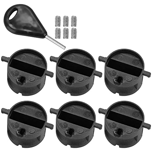 Ruder Slot Surf Tail FCS Fin G5 Plug Box mit schwarzem Inbusschlüssel, 6 Stück Ruder Suit Surfboard Slot Screw Surf Plug Screw Surf Plug für Boards Ruder Slot Surf Tail FCS Fin G5 Plug Box mit schwarzem Inbusschlüssel, 6 Stück Ruder Suit Surfboard Slot Screw Surf Plug Screw Surf Plug für Boards von Jadeshay