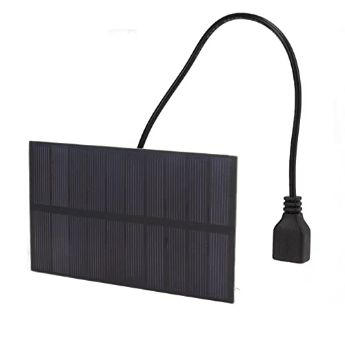 Jadeshay Tragbare Solarmodule, 1,5 W, 5 V, DIY-Solarmodule, Mini-Solarpanel Mit USB-Schnittstelle, Modifizierter Draht von Jadeshay