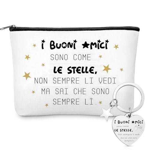 Jadive Geschenk für Beste Freundin, 1 Kosmetiktasche für Freundin, 1 Freundschafts Schlüsselanhänger, Make up Tasche für Frauen Freundin Schlüsselanhänger für Freundin Freundin Jadive Geschenk für Beste Freundin, 1 Kosmetiktasche für Freundin, 1 Freundschafts Schlüsselanhänger, Make up Tasche für Frauen Freundin Schlüsselanhänger für Freundin Freundin von Jadive