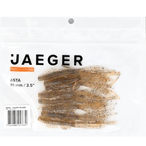 Jaeger Fishing Creature Baits zum Barschangeln 9,1cm Asta, Farbe:Taupe Silver von Jaeger