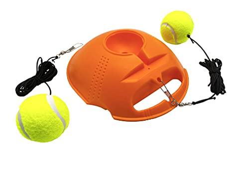 Jaegvida Tennistrainer Bouncing Balls mit Elastischem Seil für Kinder, Anfänger, Einzelspieler (Orange) von Jaegvida