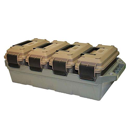Jagdaktiv MTM Munitionstransportkiste mit 4 Boxen Munitionsbox von Jagdaktiv
