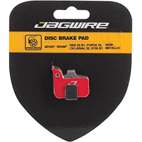 Jagwire Semi-Metallic Disc Brake Pad Sram MTB Sport Scheibenbremsbeläge, halbmetallisch, rot, Force Rival 22, Taille_Unique Jagwire Semi-Metallic Disc Brake Pad Sram MTB Sport Scheibenbremsbeläge, halbmetallisch, rot, Force Rival 22, Taille_Unique von Jagwire