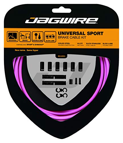 Jagwire Universal Sport Set Bremskabel/Mantel Unisex Erwachsene, Rosa Jagwire Universal Sport Set Bremskabel/Mantel Unisex Erwachsene, Rosa von Jagwire