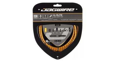 jagwire 2x elite link shift kit gold jagwire 2x elite link shift kit gold von Jagwire