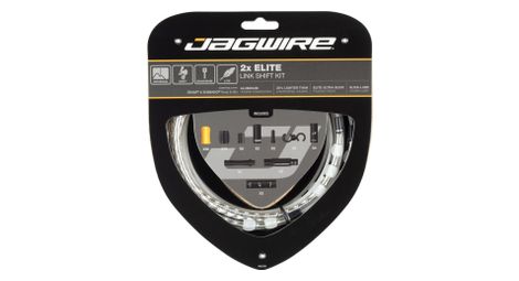 jagwire 2x elite link shift kit silber jagwire 2x elite link shift kit silber von Jagwire
