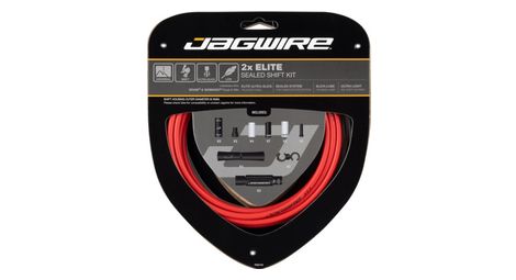 jagwire 2x elite sealed shift kit rot jagwire 2x elite sealed shift kit rot von Jagwire