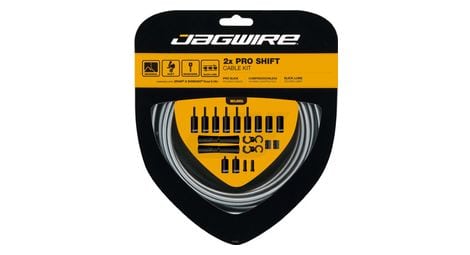 jagwire 2x pro shift kit eisgrau von Jagwire