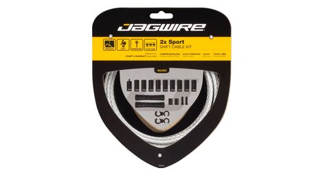 jagwire 2x sport shift kit geflochtenes weis jagwire 2x sport shift kit geflochtenes weis von Jagwire
