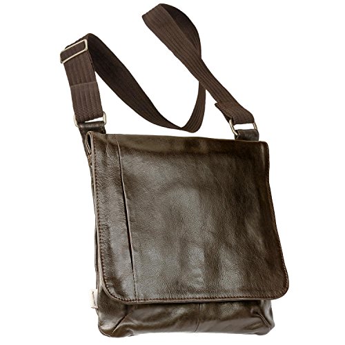 Jahn-Tasche – Umhängetasche Größe M/Schultertasche aus Nappa-Leder mit Tablet-Fach, Braun, Modell 428 Jahn-Tasche – Umhängetasche Größe M/Schultertasche aus Nappa-Leder mit Tablet-Fach, Braun, Modell 428 von Jahn-Tasche