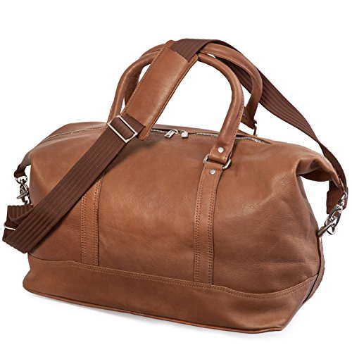 Jahn-Tasche – Mittel-Große Reisetasche/Weekender Größe M aus Nappa-Leder, Cognac-Braun, Modell 698 Jahn-Tasche – Mittel-Große Reisetasche/Weekender Größe M aus Nappa-Leder, Cognac-Braun, Modell 698 von Jahn-Tasche