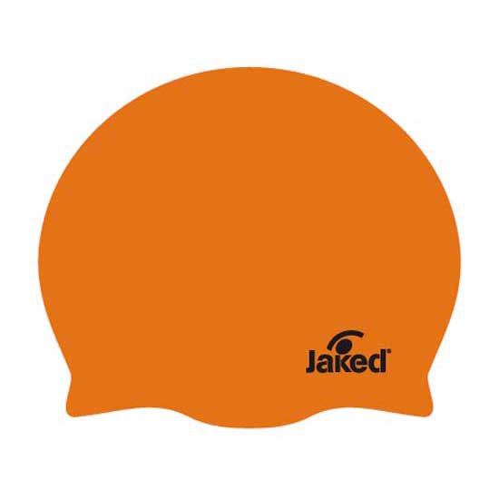 Jaked Silicon Standard Basic Junior Swimming Cap 10 Pieces Orange von Jaked