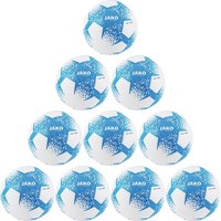 10er Ballpaket JAKO Light 290g Futsal-Hallenfußball 706 - weiß/JAKO blau/ lightblue 4 von Jako