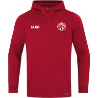 JAKO 1. FSV Mainz 05 Pro Casual Zip-Hoodie 2023/24 141 - chili rot S von Jako