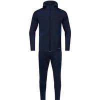 JAKO Challenge Freizeitanzug mit Kapuze Herren marine meliert/royal M JAKO Challenge Freizeitanzug mit Kapuze Herren marine meliert/royal M von Jako